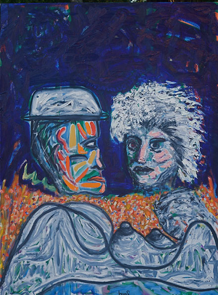 The May Show 2012: Second Place: Untitled #2, oil on canvas, by Hal Fogel