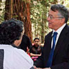 Consul General of the Russian Federation Vladimir Vinokurov visiting the Kashaya Strawberry Festival