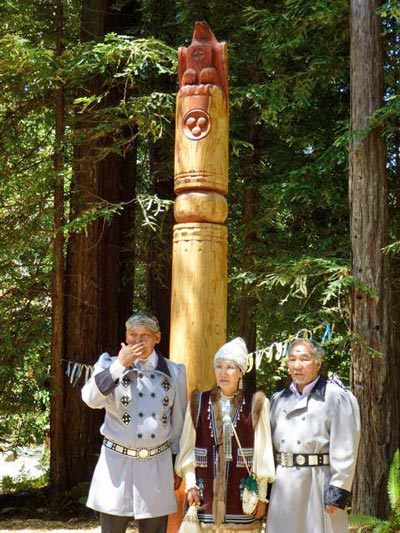 Yakut Totem Ceremony, Gualala Arts Center, July, 2012