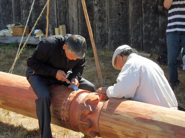 Yakut Totem Ceremony, Gualala Arts Center, July, 2012