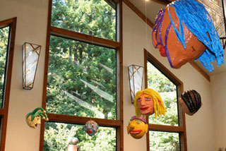 Friends and Misfits - plaster sculpture collaboration; Bob Bralove, Sherri Morris