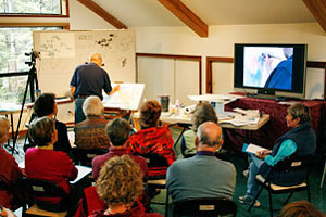 2007 Watercolor workshop with Fred Graff
