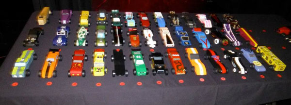 2013 Winternationals Pinewood Derby entrants