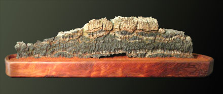 Black & Red Marble from Mojave Desert, Paul Lindhart, Art City, Ventura, CA
