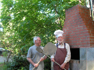 Pizza Making in the Wood Fired Oven