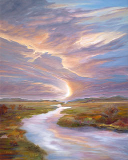 Swirling, by Peggy Sebera