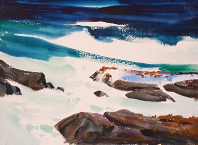Watercolor by John Hewitt
