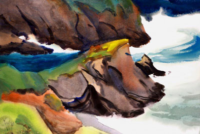 Watercolor by John Hewitt