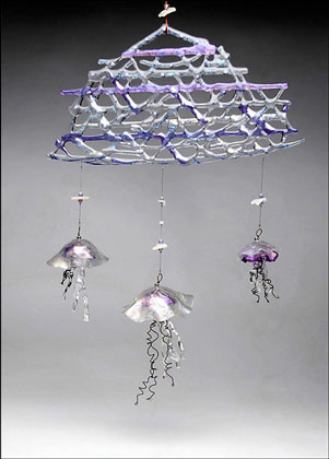 Glass art by Dianne Van de Carr