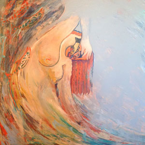 Figurative painting, by Judy Pfeifer