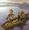 Boy with Fish, by Andrey Chikachev