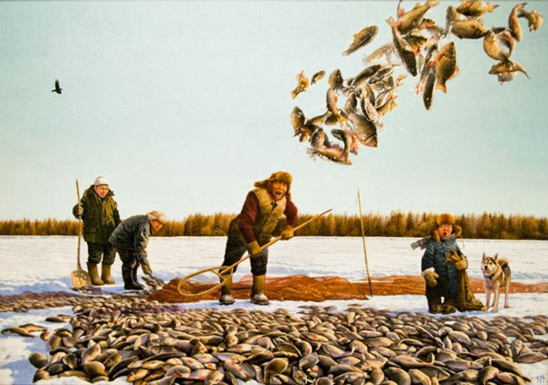 Fishing, by Andrey Chikachev