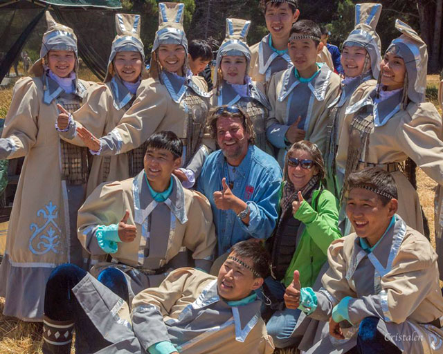 Sakha Cultural Festival, Serge dedication at Gualala Point Regional Park, June, 2014; photo courtesy of Bones Roadhouse