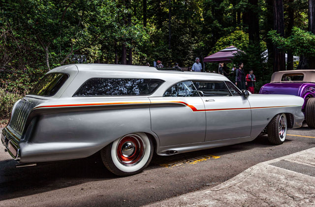 Art Himsl's 1958 Chevrolet Yeoman won Best of Show, the inaugural Best Make Out Car award and Pirate's Choice award