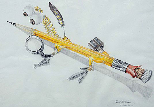 Pencil rendering, by Genevieve Wilson
