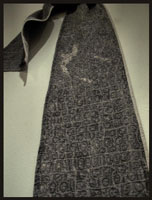 Suzan Friedland, textile/mixed-media, 'Noh Code'