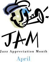 Jazz Appreciation Month logo